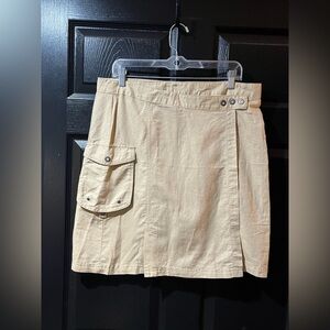 NEW Colombia Desert Bloom Linen/Cotton Cargo Skirt NWT